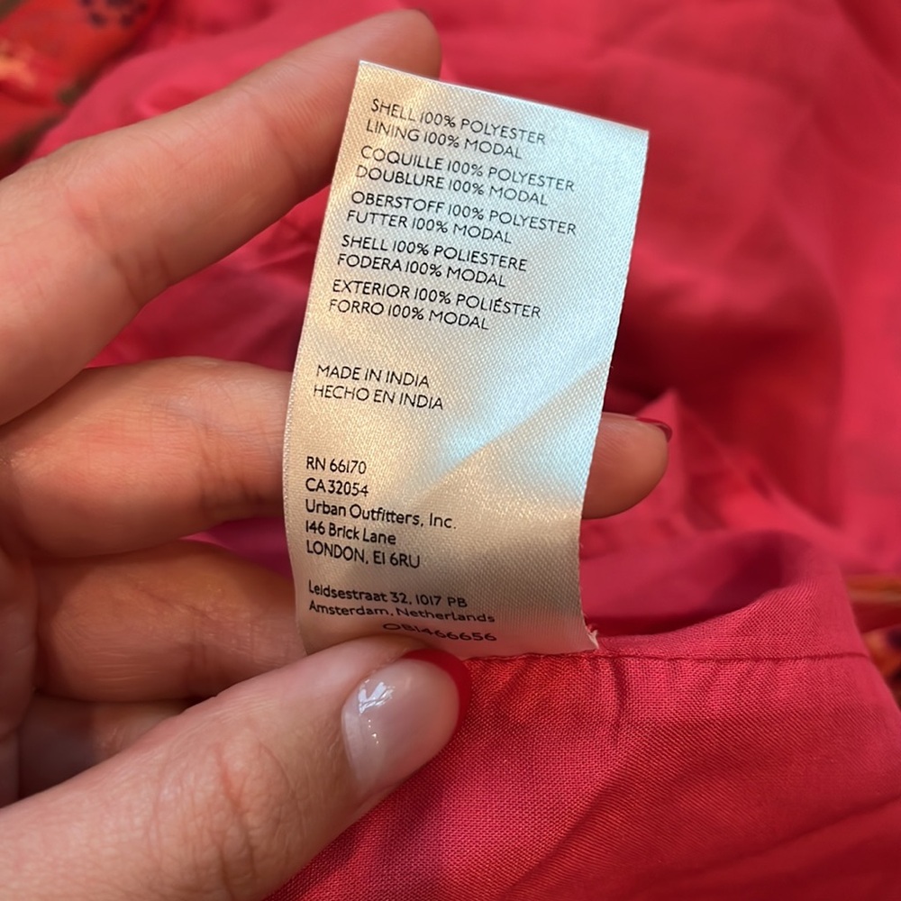 Free People Red Multi-Color Top - Picture 9 of 9
